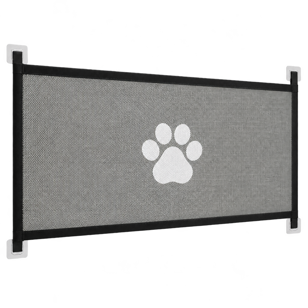 Foldable Mesh Pet Barrier Gate, 180 × 78cm – product