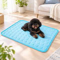 Summer Pet Mat, Blue (150 × 100 cm) – in use