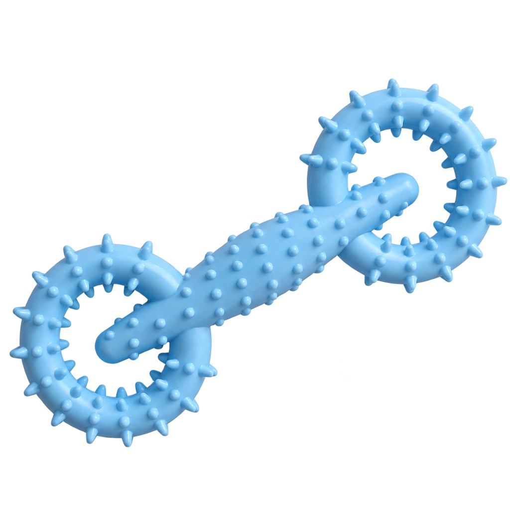 Blue TPR Chew Ring Toy
