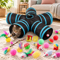 Cat Tunnel Play Set, 22 Pieces