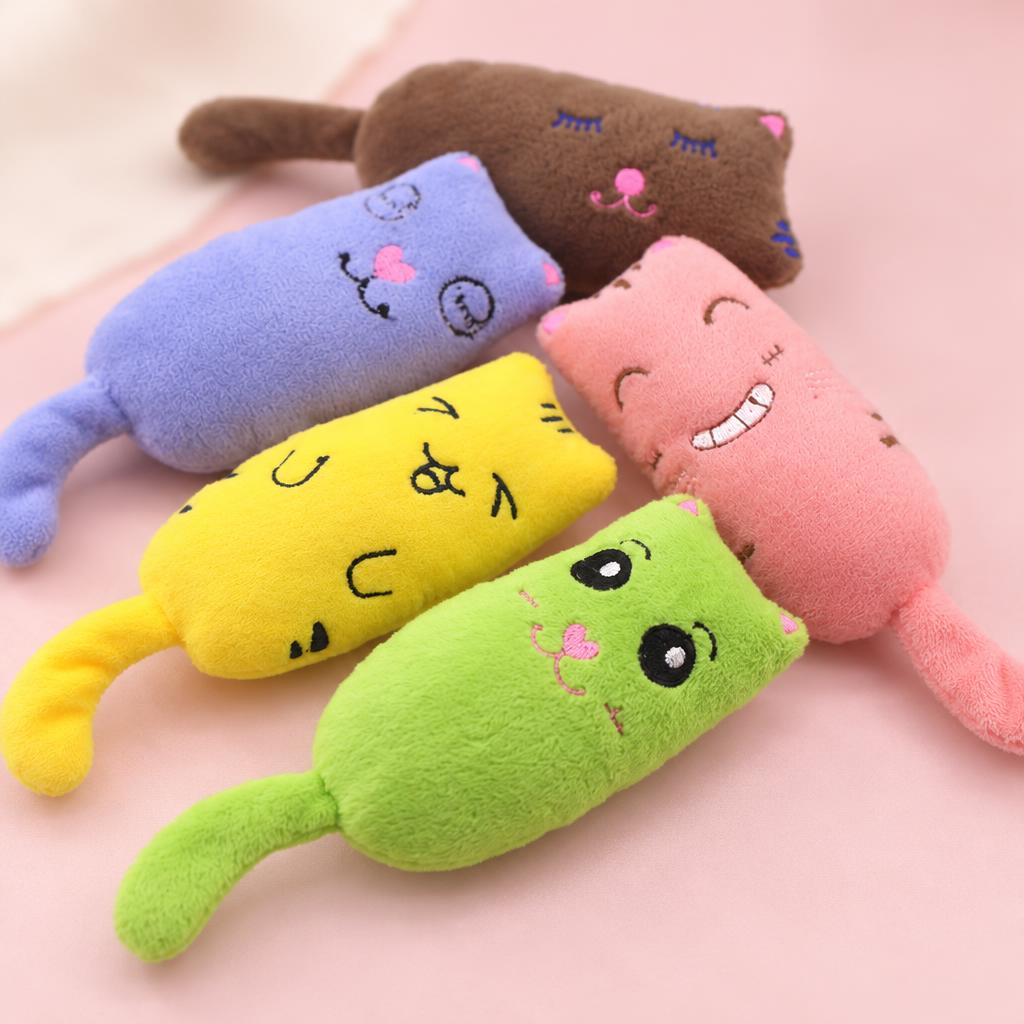 Plush Catnip Toy Set, 5 Pieces